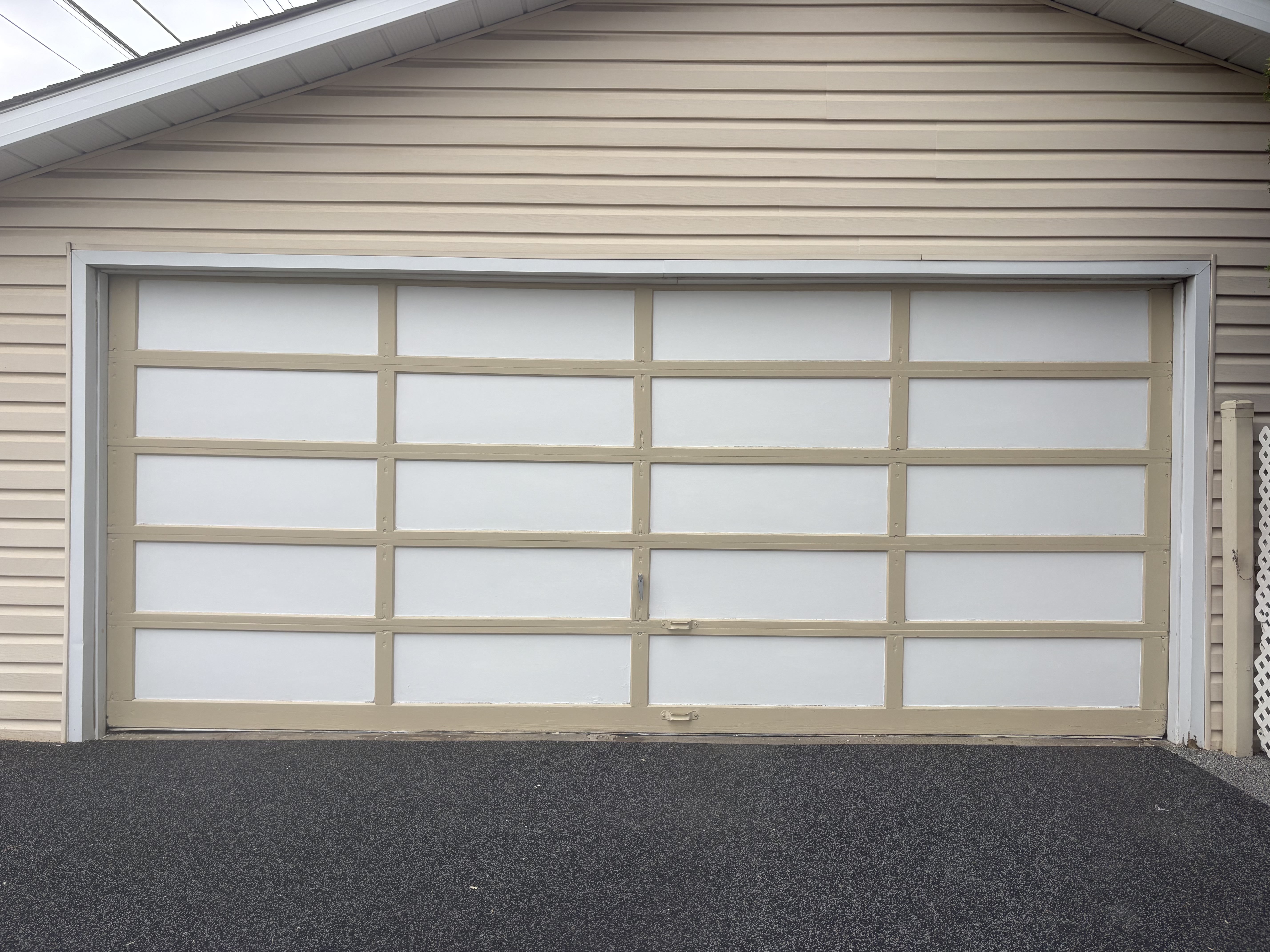 Garage Door Restoration — 9332 158 St NW