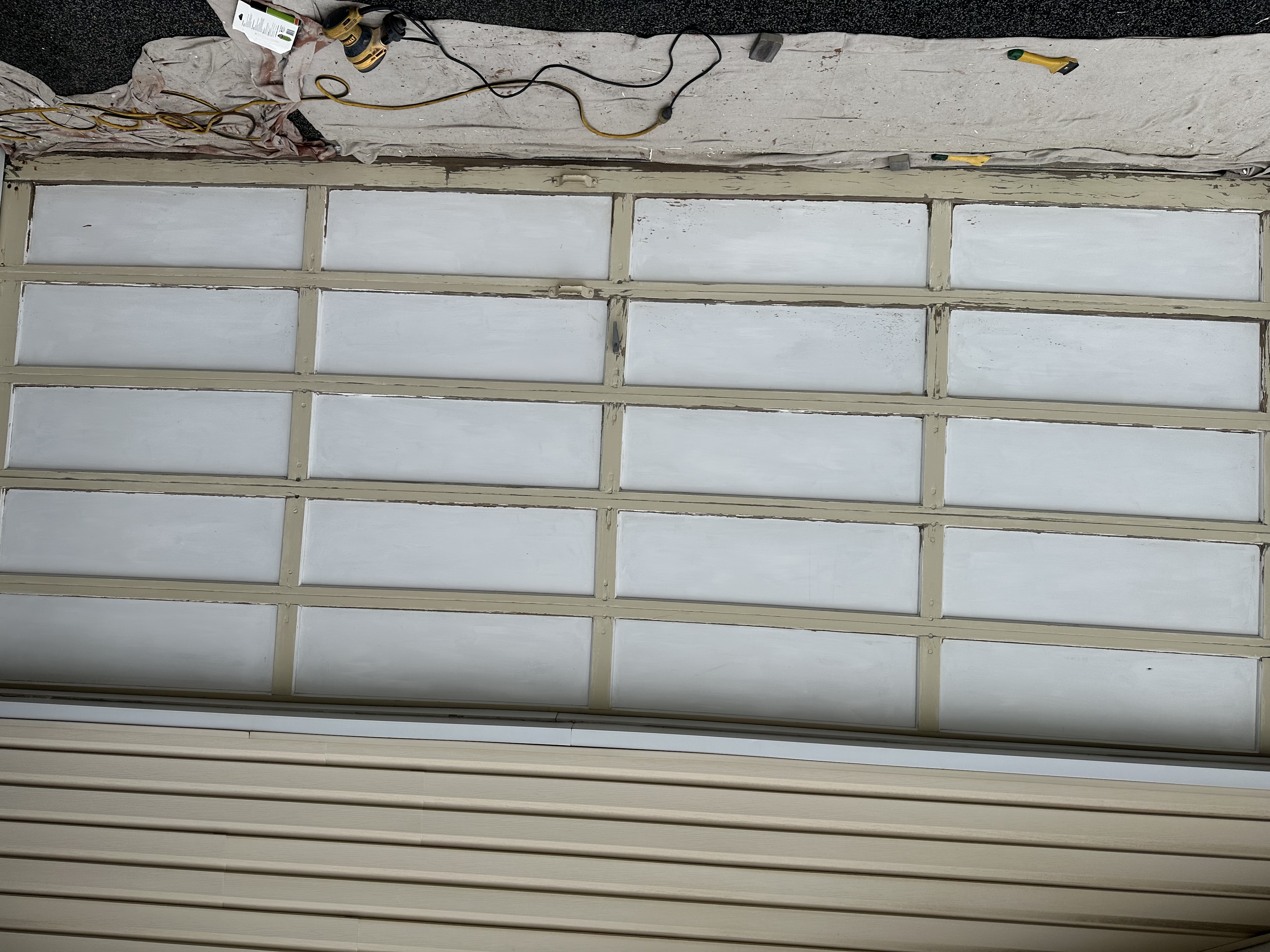 Garage Door Restoration — 9332 158 St NW