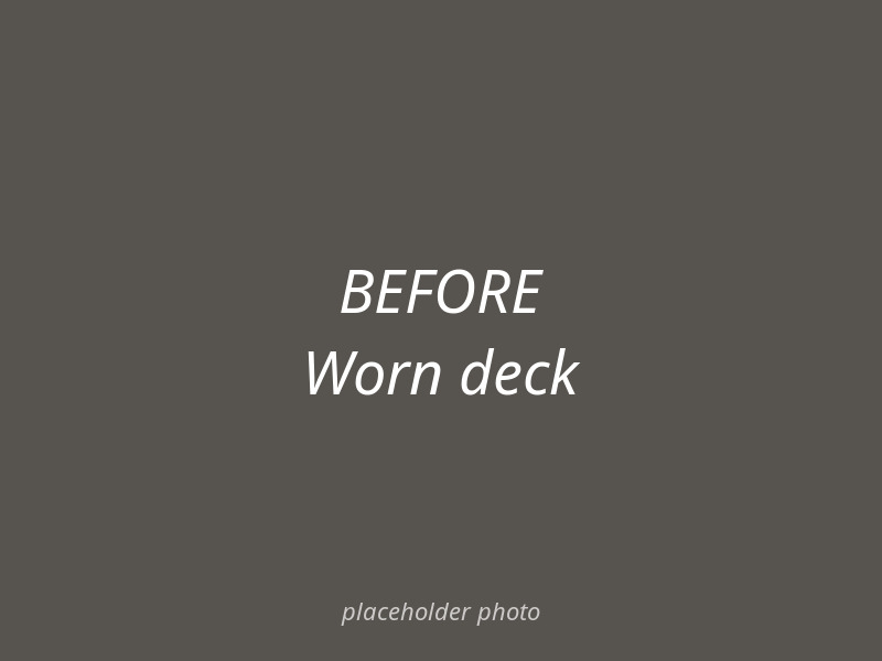Deck Sanding & Sealing